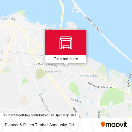 Pioneer & Fallen Timber map