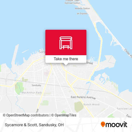 Sycamore & Scott map