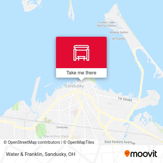 Water & Franklin map