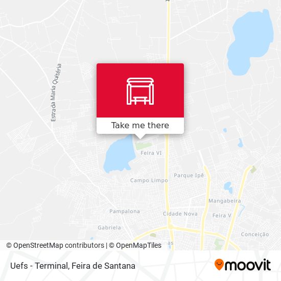 Uefs - Terminal map