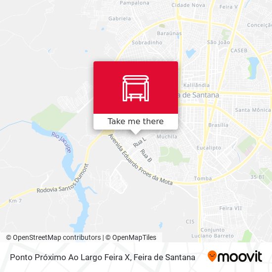 Ponto Próximo Ao Largo Feira X map