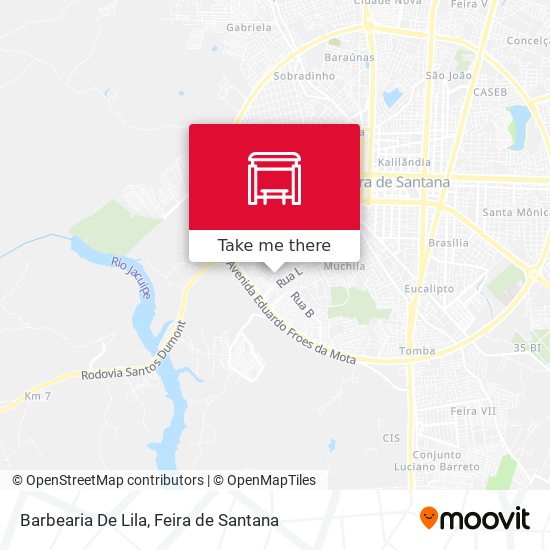 Barbearia De Lila map