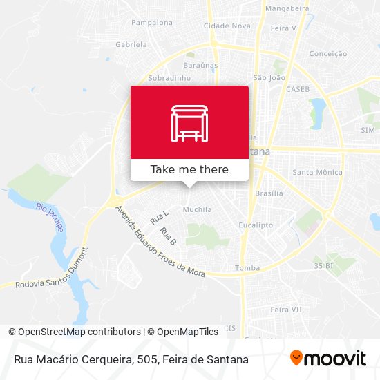 Rua Macário Cerqueira, 505 map