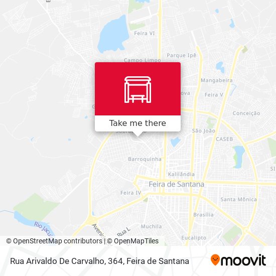 Mapa Rua Arivaldo De Carvalho, 364