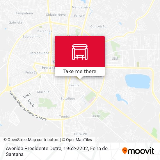 Mapa Avenida Presidente Dutra, 1962-2202