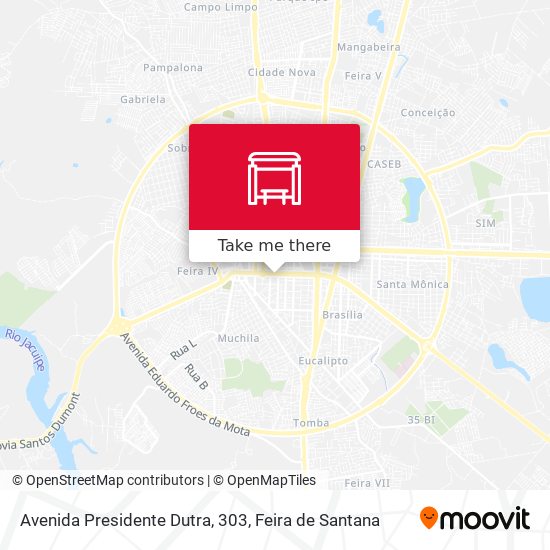 Mapa Avenida Presidente Dutra, 303