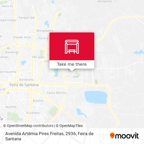 Avenida Artêmia Pires Freitas, 2936 map