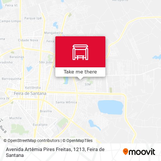 Avenida Artêmia Pires Freitas, 1213 map