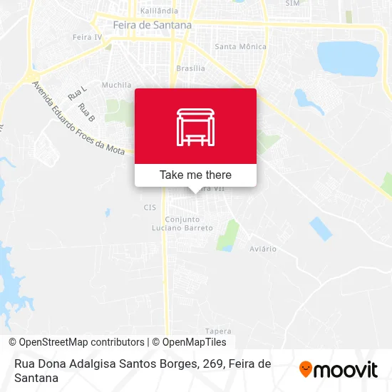 Rua Dona Adalgisa Santos Borges, 269 map