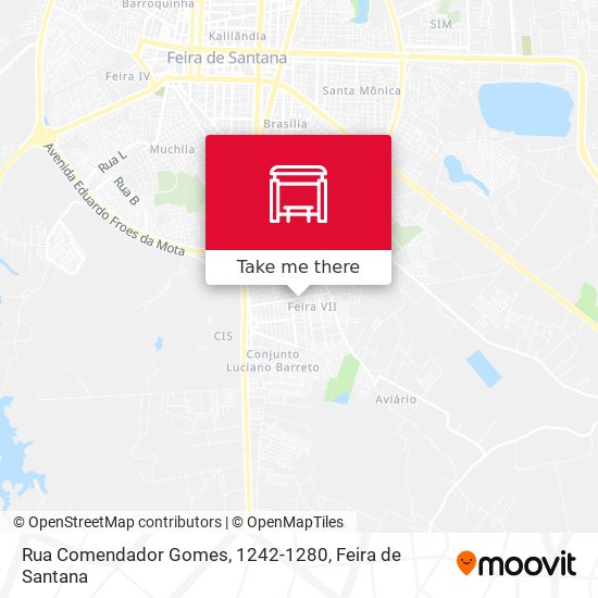 Rua Comendador Gomes, 1242-1280 map