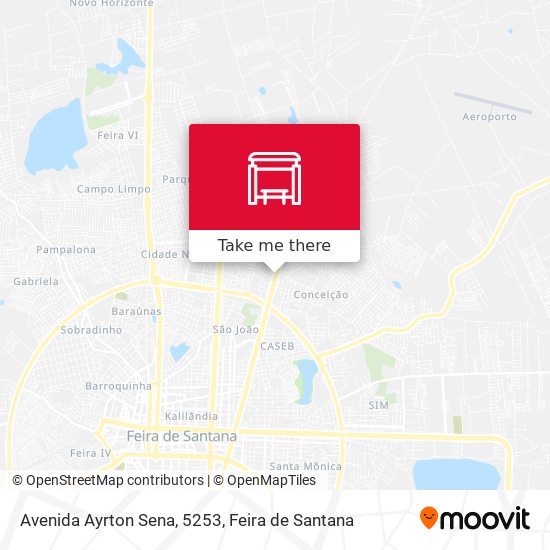 Avenida Ayrton Sena, 5253 map