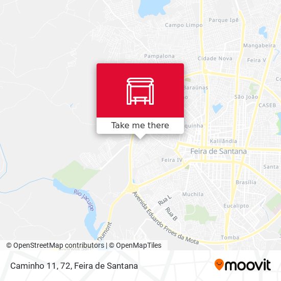 Caminho 11, 72 map