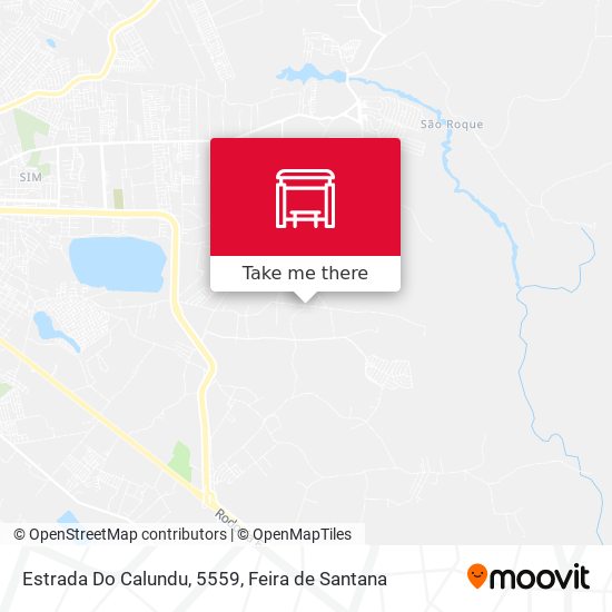 Mapa Estrada Do Calundu, 5559