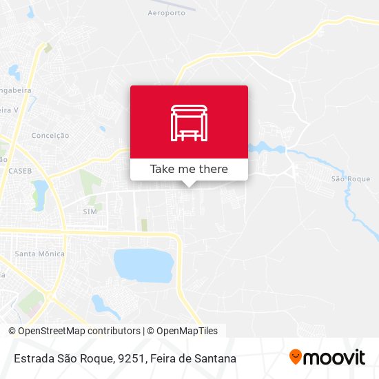 Estrada São Roque, 9251 map