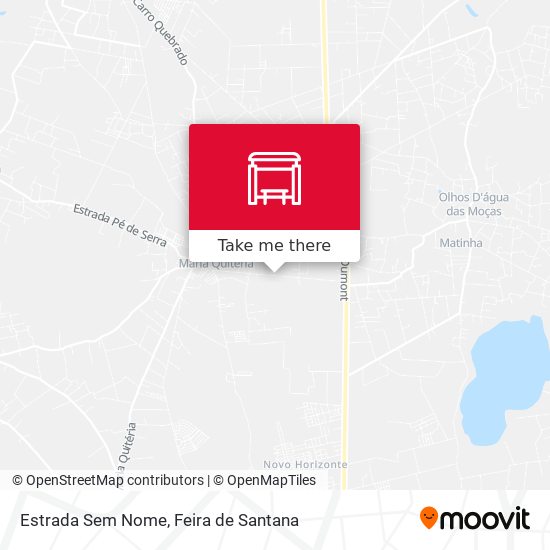 Estrada Sem Nome map