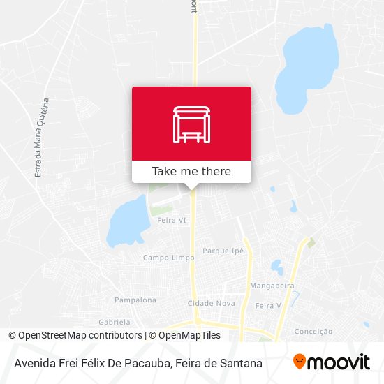 Avenida Frei Félix De Pacauba map