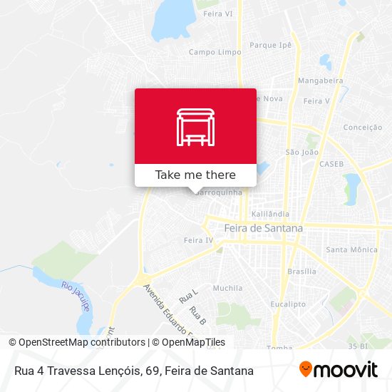 Rua 4 Travessa Lençóis, 69 map