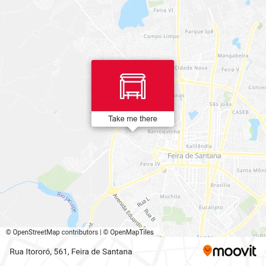 Rua Itororó, 561 map