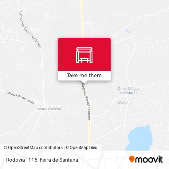 Rodovia ¨116 map