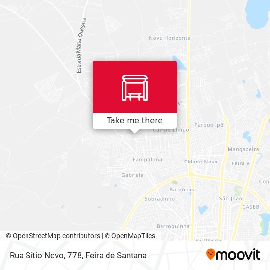 Rua Sítio Novo, 778 map