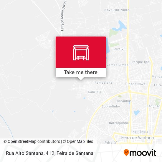 Rua Alto Santana, 412 map