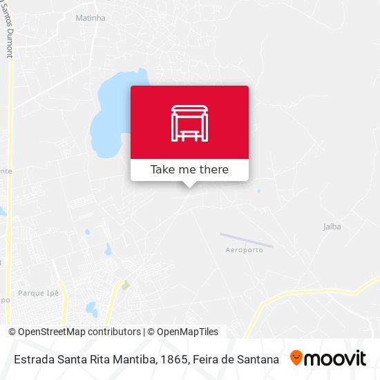 Mapa Estrada Santa Rita Mantiba, 1865