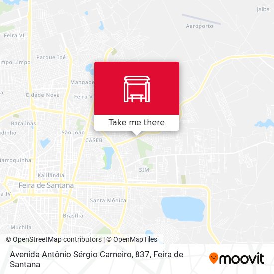 Avenida Antônio Sérgio Carneiro, 837 map