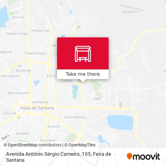 Avenida Antônio Sérgio Carneiro, 105 map