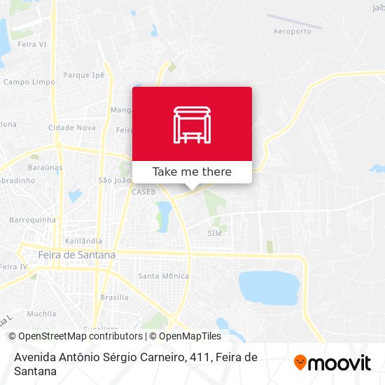 Mapa Avenida Antônio Sérgio Carneiro, 411