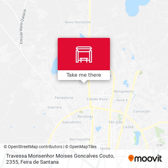 Travessa Monsenhor Moises Goncalves Couto, 2355 map