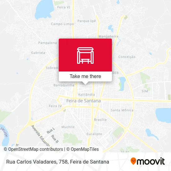 Rua Carlos Valadares, 758 map
