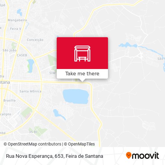 Mapa Rua Nova Esperança, 653