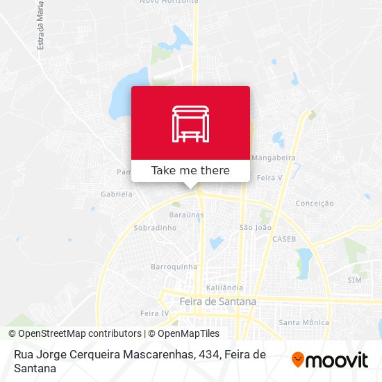 Rua Jorge Cerqueira Mascarenhas, 434 map