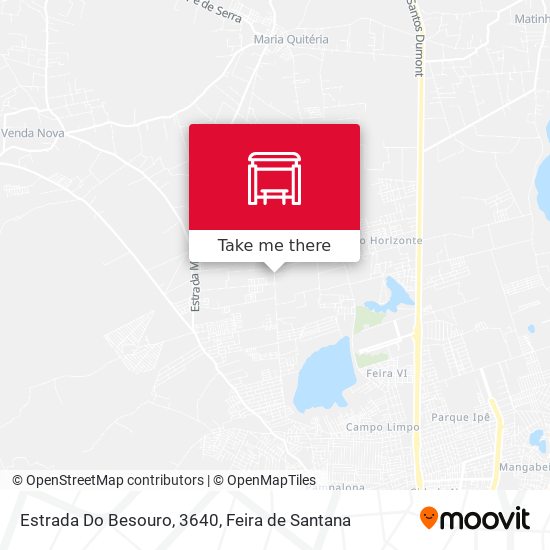 Estrada Do Besouro, 3640 map