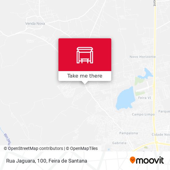 Mapa Rua Jaguara, 100