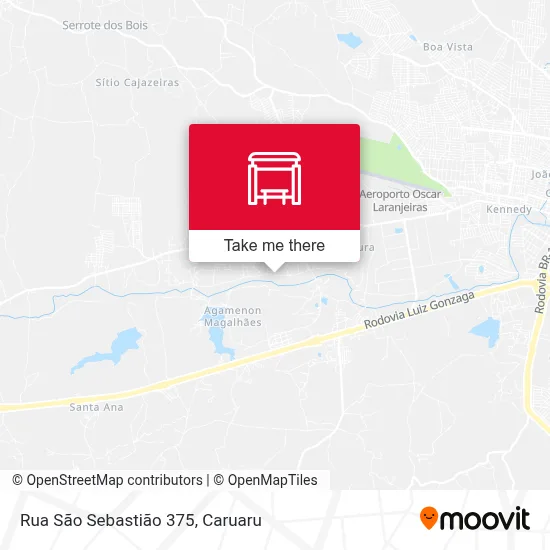 Rua São Sebastião 375 map