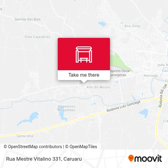 Rua Mestre Vitalino 331 map