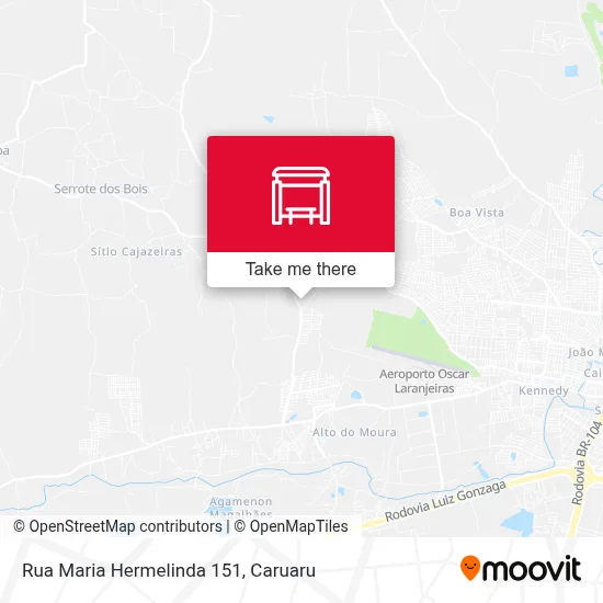 Rua Maria Hermelinda 151 map