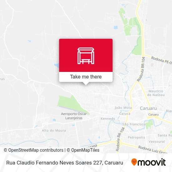 Rua Claudio Fernando Neves Soares 227 map
