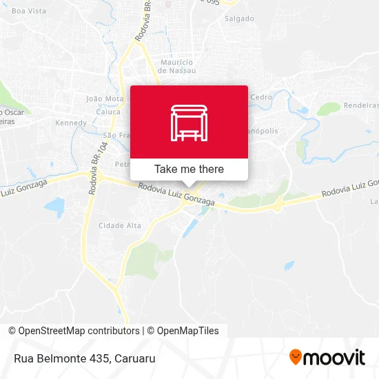 Rua Belmonte 435 map