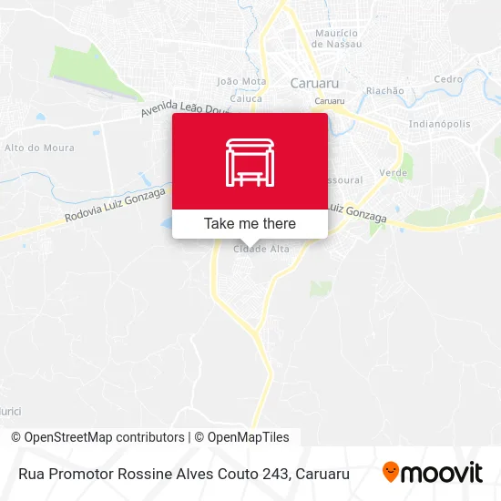 Rua Promotor Rossine Alves Couto 243 map