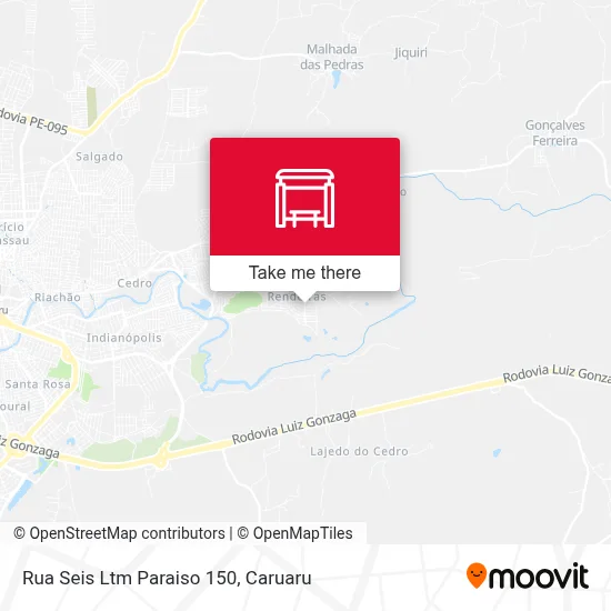 Rua Seis Ltm Paraiso 150 map