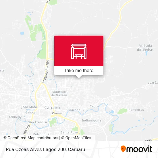 Rua Ozeas Alves Lagos 200 map