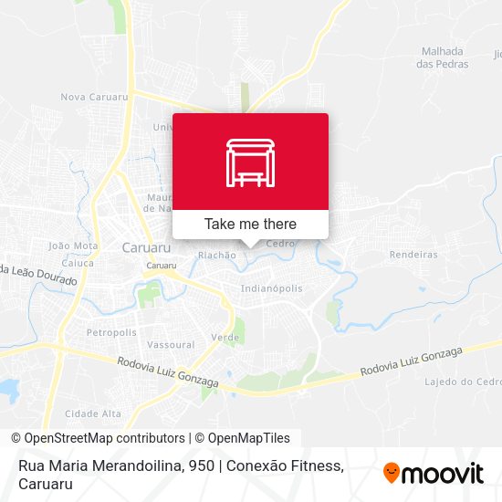 Rua Maria Merandoilina, 950 | Conexão Fitness map