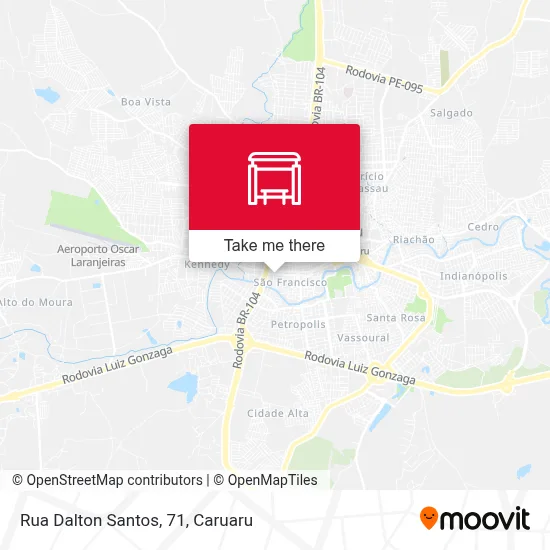 Rua Dalton Santos, 71 map