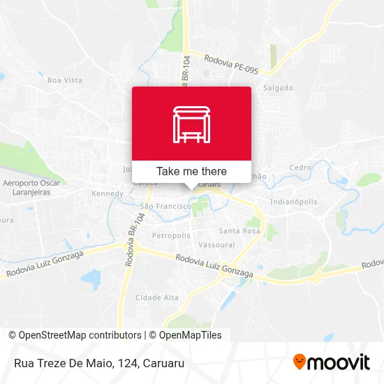 Rua Treze De Maio, 124 map