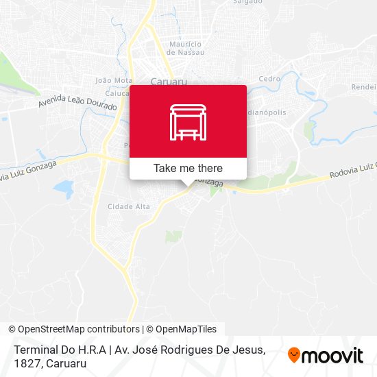 Terminal Do H.R.A | Av. José Rodrigues De Jesus, 1827 map