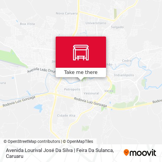 Avenida Lourival José Da Silva | Feira Da Sulanca map