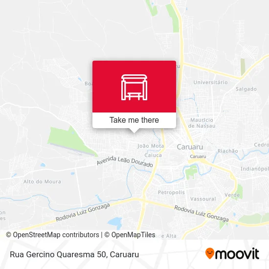 Rua Gercino Quaresma 50 map