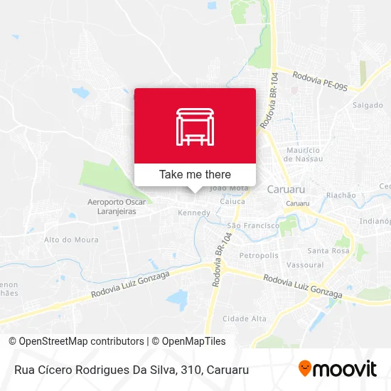 Rua Cícero Rodrigues Da Silva, 310 map